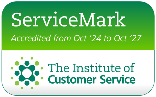 The Institute of Customer Service - Service Mark Distinction Accredited from November 2021 to November 2024